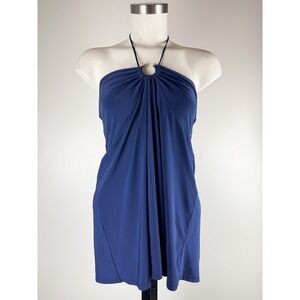 Express Vtg Y2K Babydoll Halter Top Sz L Halter Neck Tube Top